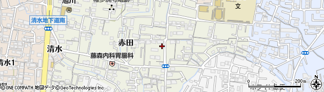 岡山県岡山市中区赤田270周辺の地図