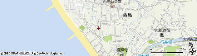 兵庫県明石市大久保町西島1155周辺の地図