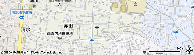 岡山県岡山市中区赤田255周辺の地図