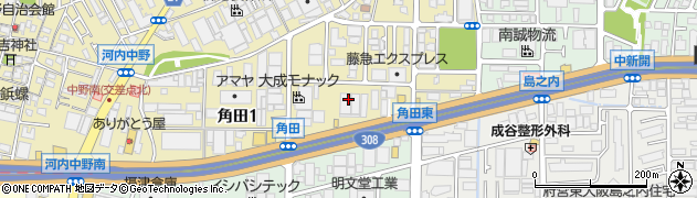 株式会社レント　東大阪営業所周辺の地図