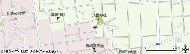静岡県磐田市川袋748周辺の地図