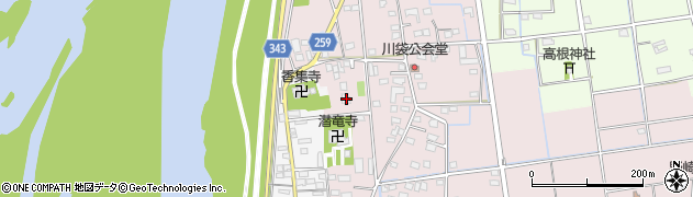 静岡県磐田市川袋309周辺の地図