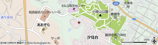 静岡県牧之原市汐見台16-6周辺の地図