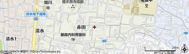 岡山県岡山市中区赤田273周辺の地図