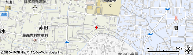 岡山県岡山市中区赤田177周辺の地図