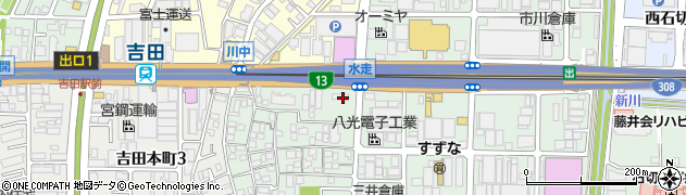 株式会社トラスト　大阪支社周辺の地図