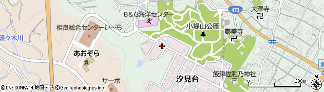 静岡県牧之原市汐見台16-5周辺の地図