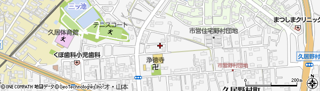 三重県津市久居野村町3057周辺の地図
