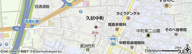 三重県津市久居中町66周辺の地図