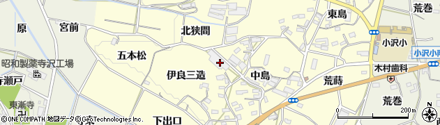 愛知県豊橋市小松原町伊良三造75周辺の地図