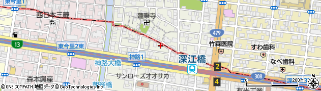 フェリック株式会社大阪支店周辺の地図
