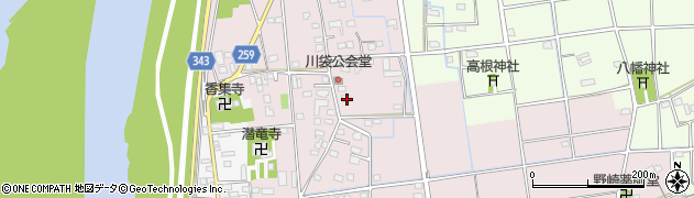 静岡県磐田市川袋354周辺の地図