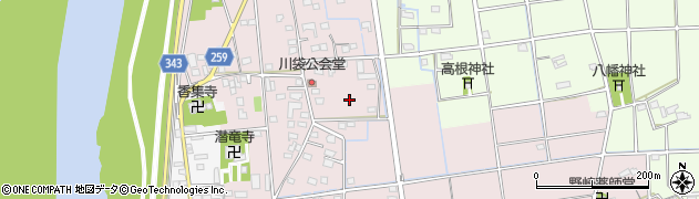 静岡県磐田市川袋369周辺の地図