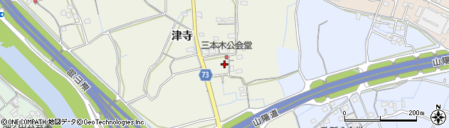 岡山県岡山市北区津寺414周辺の地図
