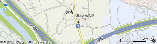 岡山県岡山市北区津寺412周辺の地図