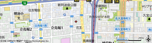 オリックスレンタカー本町駅前店周辺の地図