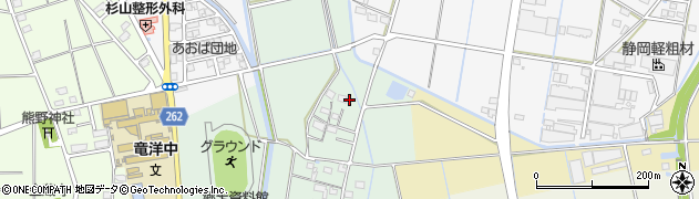 静岡県磐田市岡408周辺の地図