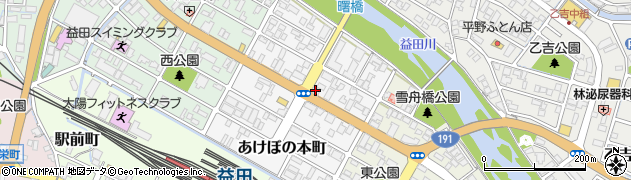 島根県益田市あけぼの本町周辺の地図