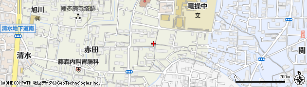 岡山県岡山市中区赤田176周辺の地図