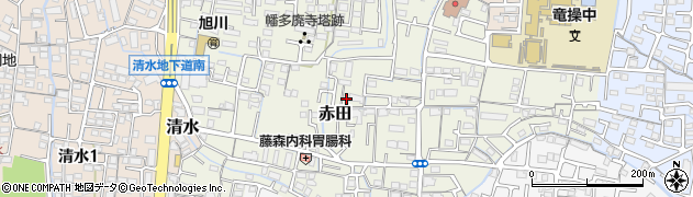 岡山県岡山市中区赤田130周辺の地図