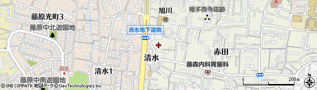 岡山県岡山市中区赤田85周辺の地図