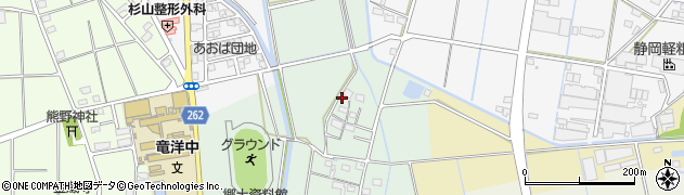 静岡県磐田市岡406周辺の地図