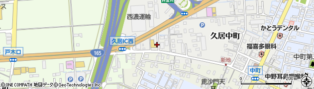 三重県津市久居中町822周辺の地図