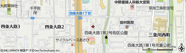 阪奈防疫センター周辺の地図