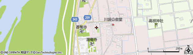 静岡県磐田市川袋306周辺の地図