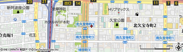 大阪鐵鋼流通協会周辺の地図