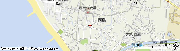 兵庫県明石市大久保町西島1016周辺の地図