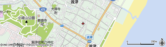 静岡県牧之原市波津966周辺の地図