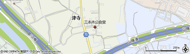 岡山県岡山市北区津寺415周辺の地図