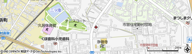 三重県津市久居野村町3031周辺の地図