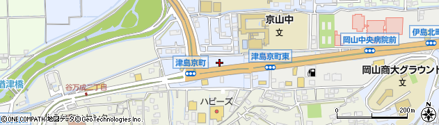 京山郵便局周辺の地図