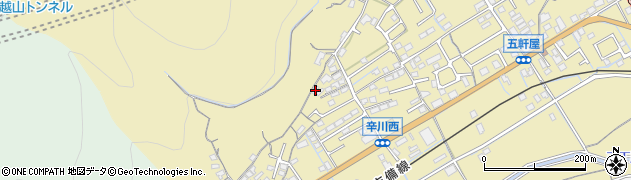 岡山県岡山市北区西辛川705周辺の地図