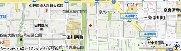 奈良県奈良市三条栄町19周辺の地図