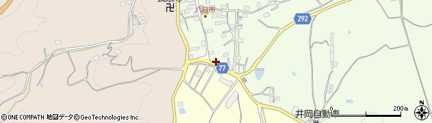 岡山県井原市美星町黒忠2962周辺の地図