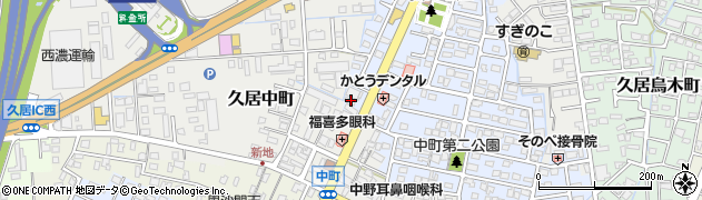 三重県津市久居射場町61周辺の地図