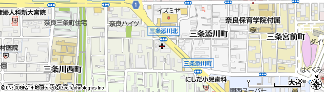 奈良県奈良市三条栄町8周辺の地図