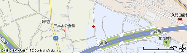 岡山県岡山市北区津寺384周辺の地図