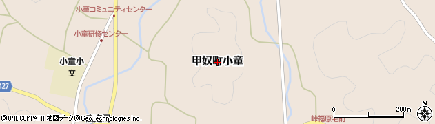 広島県三次市甲奴町小童周辺の地図