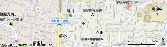 岡山県岡山市中区赤田73周辺の地図