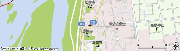 静岡県磐田市川袋245周辺の地図