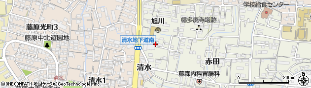 岡山県岡山市中区赤田86周辺の地図