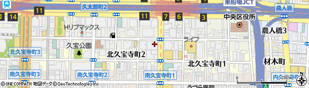 若築建設株式会社　大阪支店周辺の地図