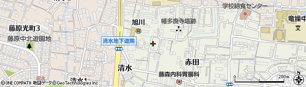 岡山県岡山市中区赤田75周辺の地図