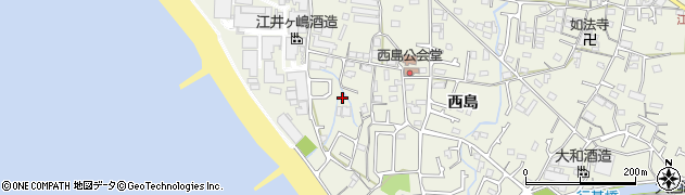 兵庫県明石市大久保町西島980周辺の地図