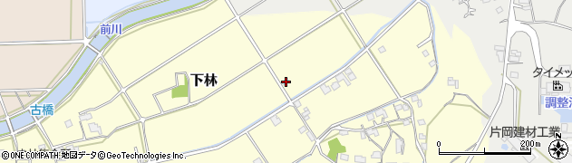 岡山県総社市下林2043周辺の地図