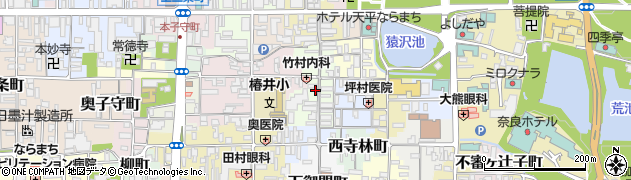 奈良県奈良市餅飯殿町周辺の地図